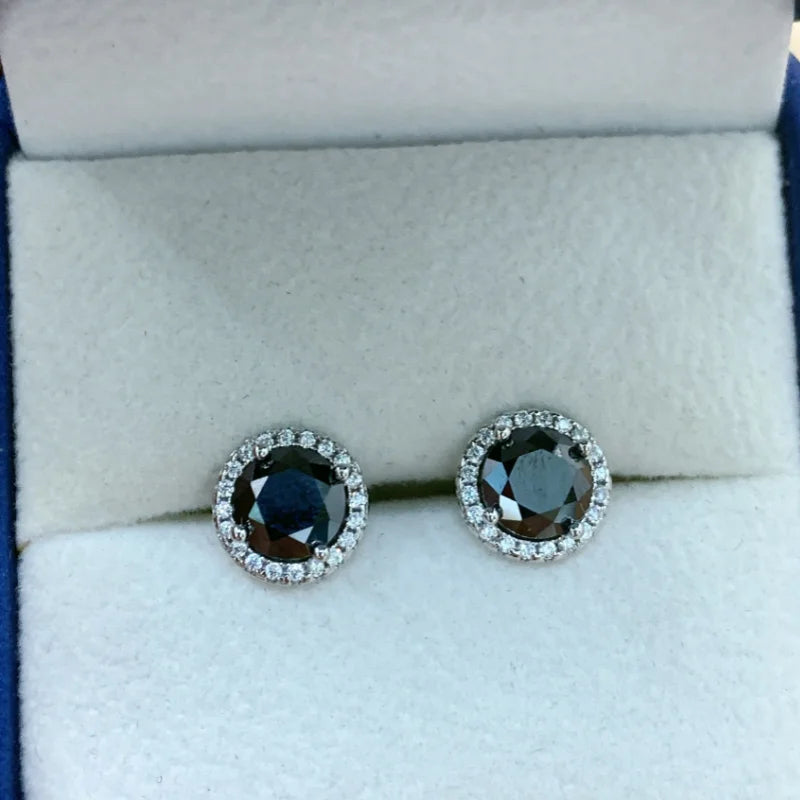 1-2ct Moissanite Stud Earrings