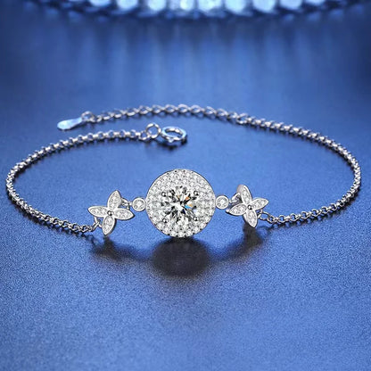 1ct  Moissanite Bowknot Bracelets