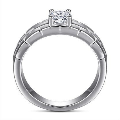 0.5 Carat Moissanite Ring