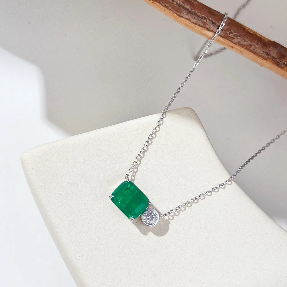 Moissanite Pendant Necklace