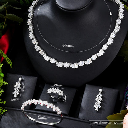 Bridal Wedding Cubic Zirconia Costume Jewelry Sets