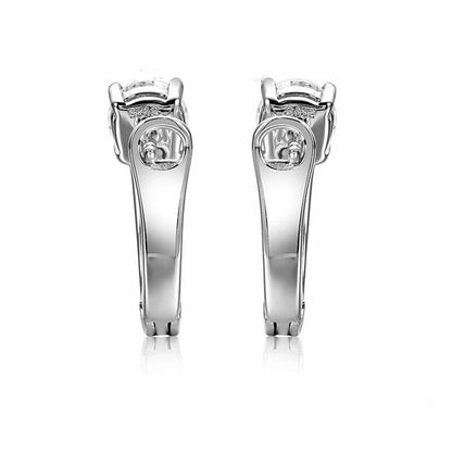 0.5ct Moissanite Clip Earrings