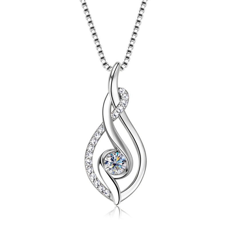 Genuine Moissanite Diamond Necklaces