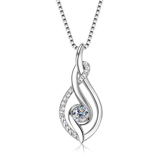 Genuine Moissanite Diamond Necklaces