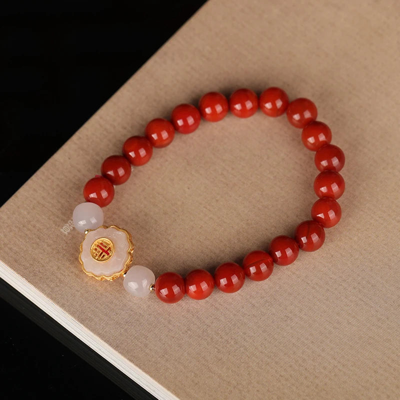 Red Agate Bracelets