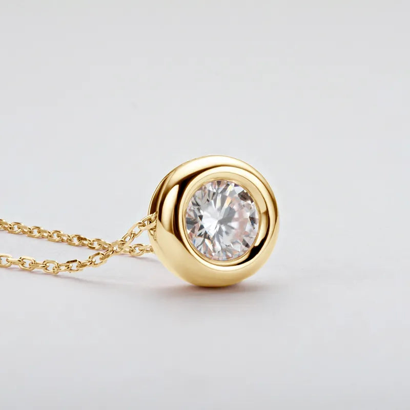 Real Moissanite Necklaces