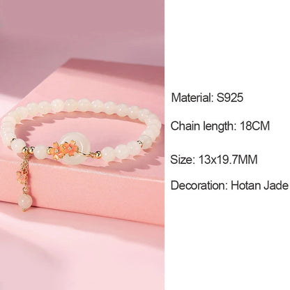 Fashion INS Style Hotan Jade Bracelet