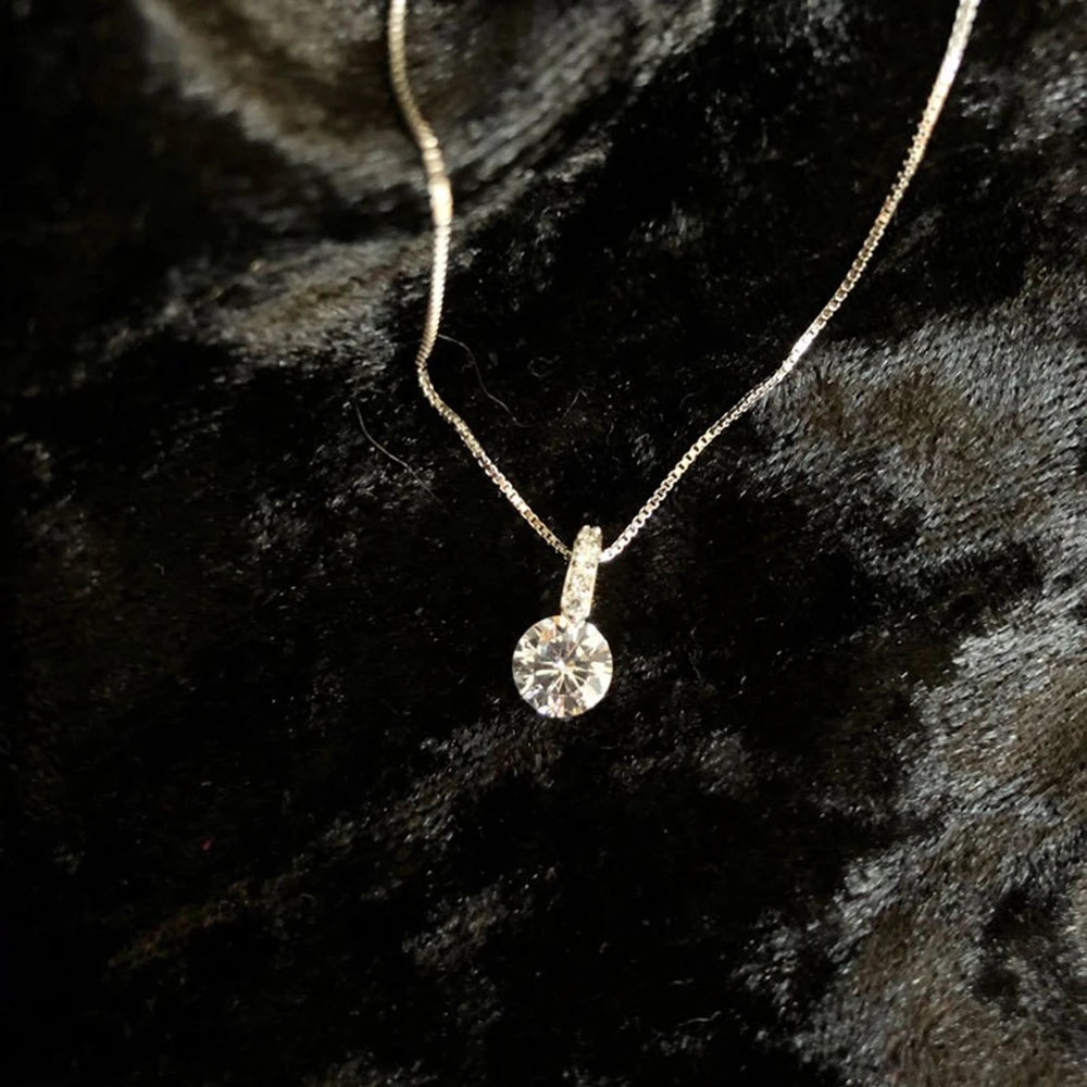 Moissanite Vintage Pendant Necklace