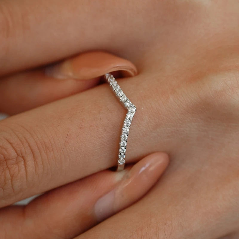 Daughter Birthday 18K White Gold Girl Friend Valentine's Day 0.6CT Moissanite Diamond Women Wedding PT950 Christmas Gift Jewelry