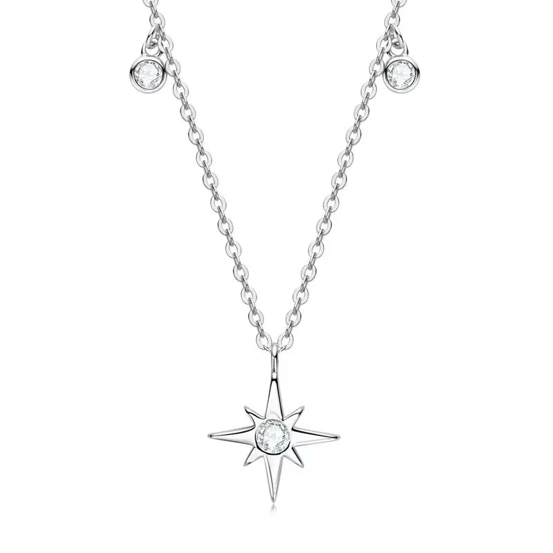 Moissanite Star Necklace