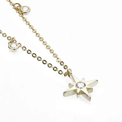 Moissanite Star Necklace