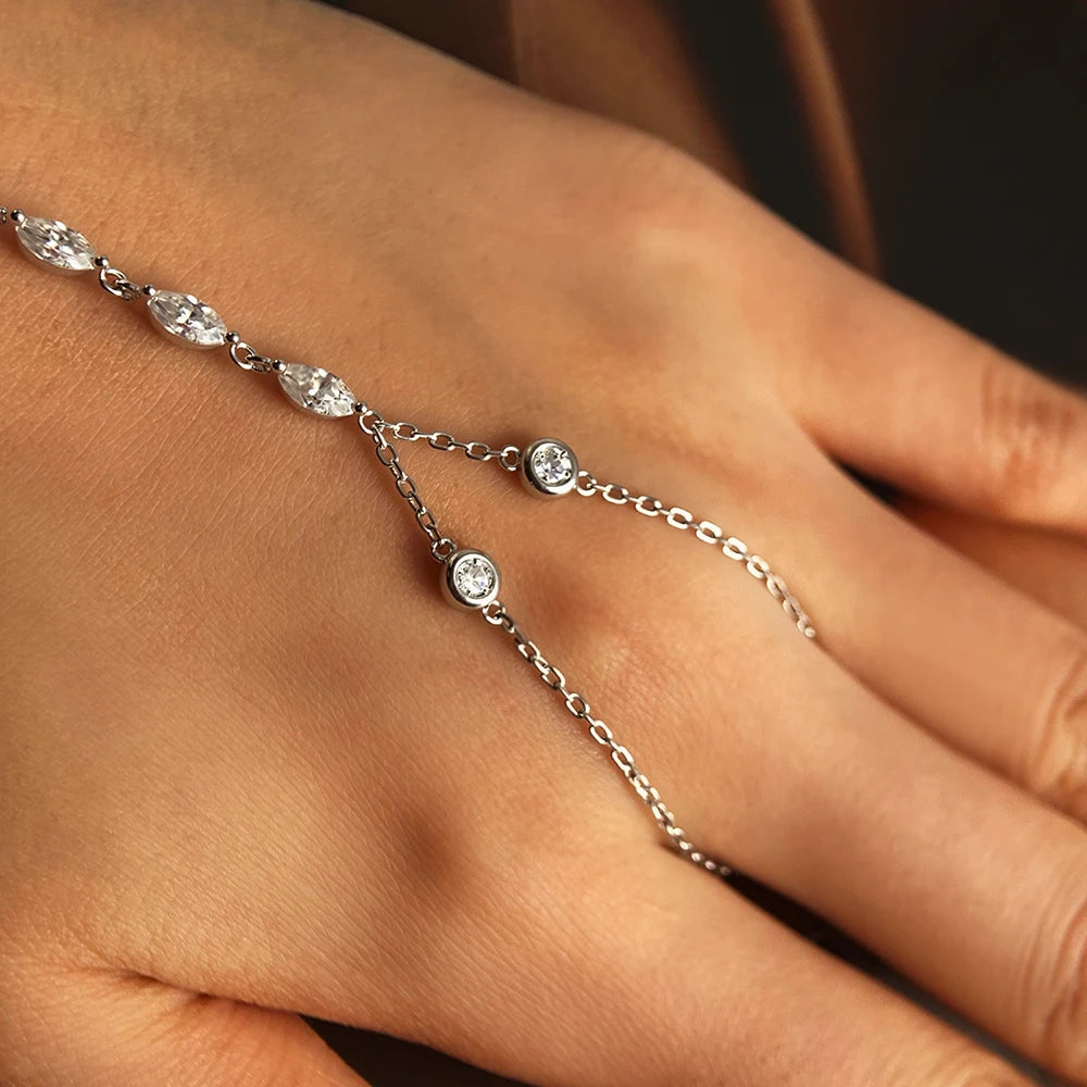 3.2ct Moissanite Bubble Bracelet | D VVS1 S925 Silver
