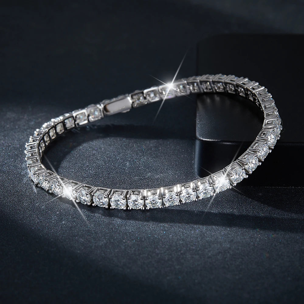 Moissanite Diamond Tennis Bracelet