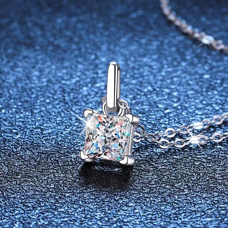 1.2ct Moissanite Pendant Necklace