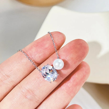 Moissanite Pendant Necklace