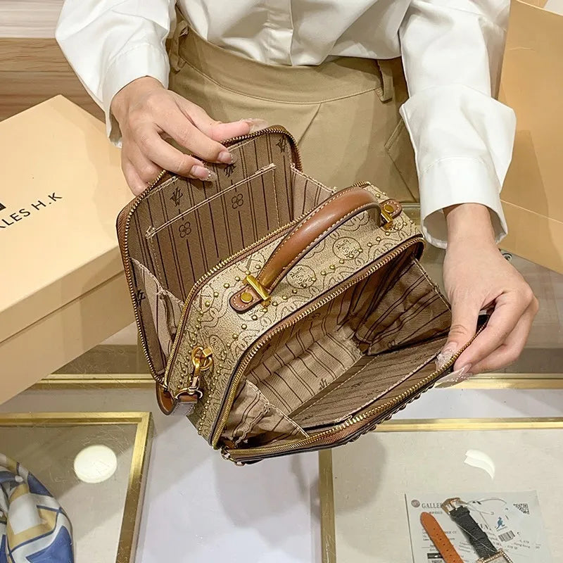 Fashionable and simple designer handbag crossbody