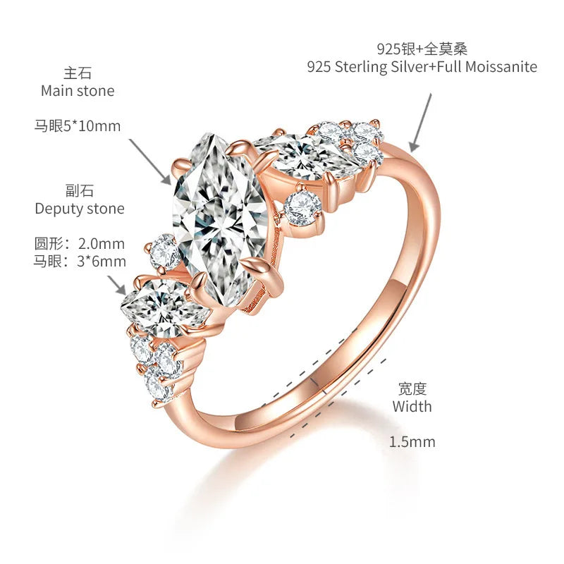 Moissantie Engagement Ring