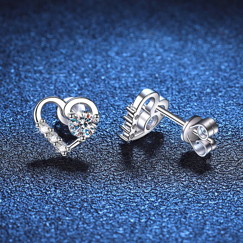 0.6ct Moissanite Stud Earrings