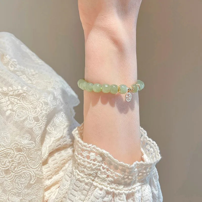 Natural Hetian Jade Bracelet Bangles