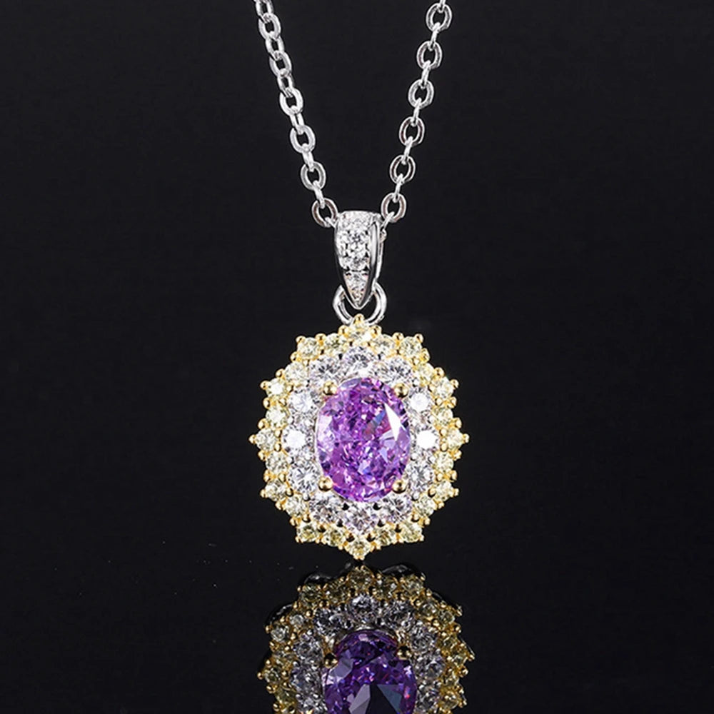 Pendant Necklace Moissanite