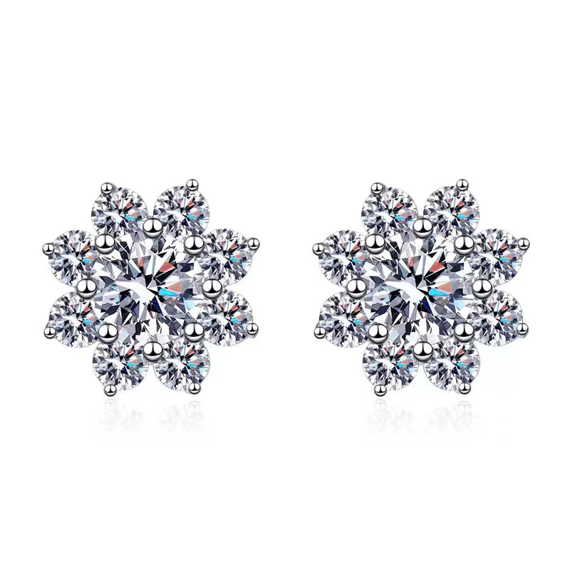 0.5ct Moissanite Stud Diamond Earrings