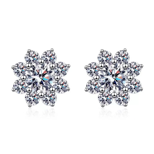 0.5ct Moissanite Stud Diamond Earrings