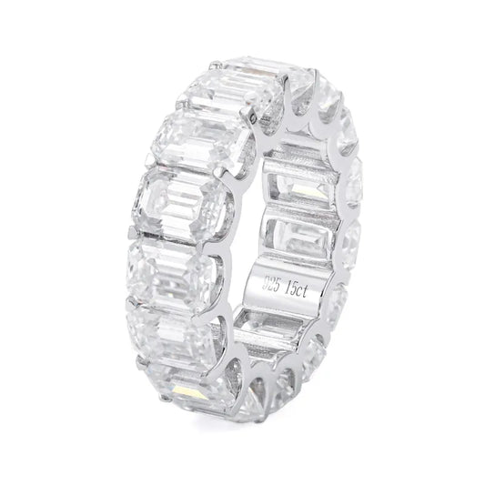 Moissanite Diamond Eternity Ring