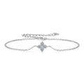 Certified Moissanite Bracelet 925 Sterling Silver Four Leaf Clover Chain Bracelets Plated Rose Gold for Women's Luxury Gifts GRA