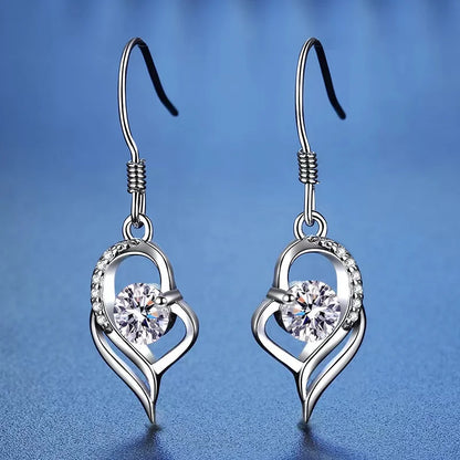 0.5ct Moissanite Drop Earrings