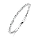 Moissanite Bangles for Women All 2.5mm D VVS1 Lab Diamond Bracelets 925 Sterling Silver Bracelet Wedding Birthday Gift