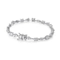 Moissanite Tennis Bracelets for Women Men D VVS1 Lab Grow Diamond s925 Sterling Silver Plated 18k 6.3 - 8.1ct
