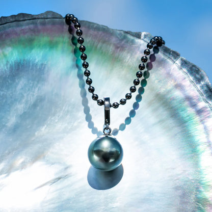 9-13mm Tahitian Black Pearl Necklace