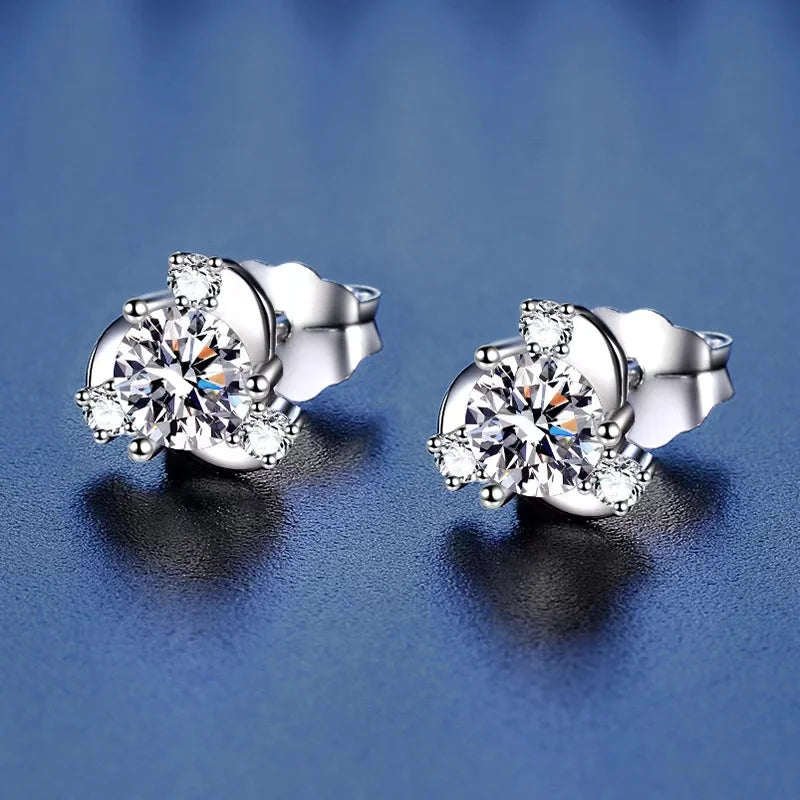 0.5ct Moissanite Diamond Stud Earrings