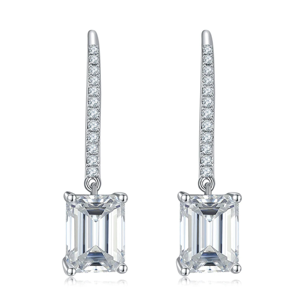 Moissanite Hook Earring For Women