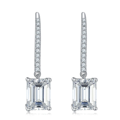 Moissanite Hook Earring For Women