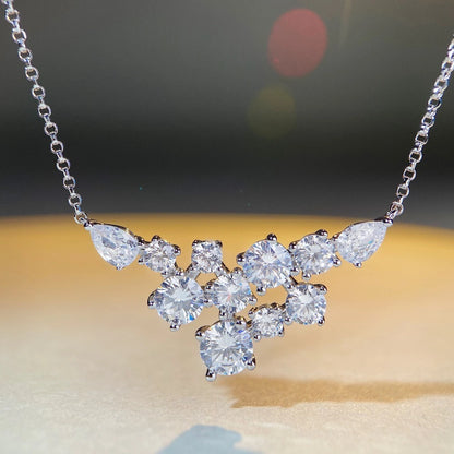 Pendant Necklace Moissanite