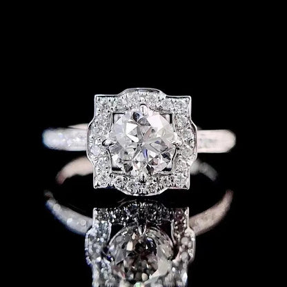 Moissanite Ring 2 Carat