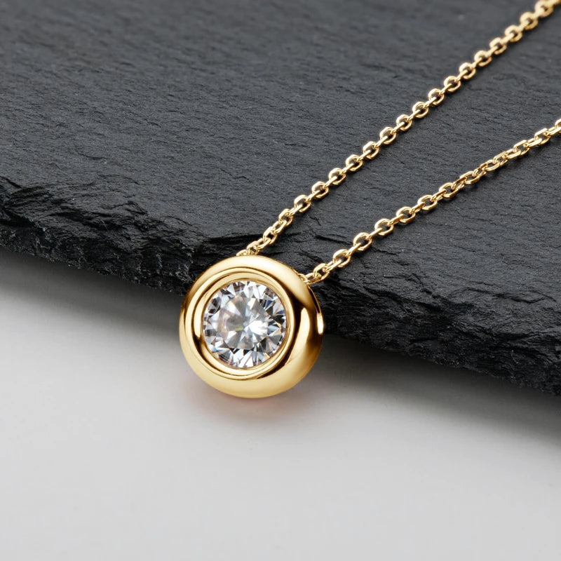 Real Moissanite Necklaces