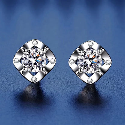 0.5ct Moissanite Diamond Ear Studs