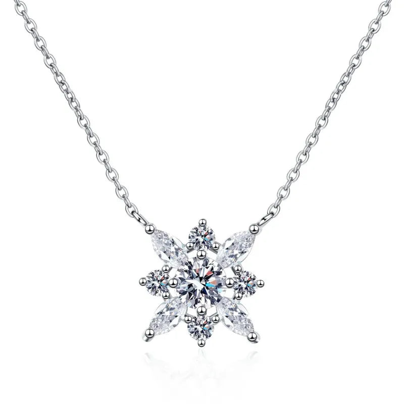 Moissanite Diamond Pendant Necklace