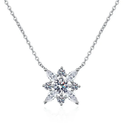 Moissanite Diamond Pendant Necklace