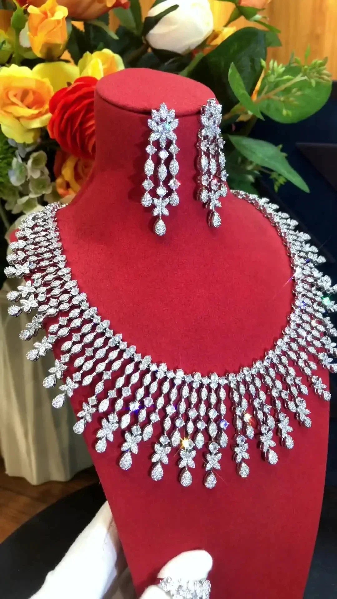 Jewelry Set for Women Lady Bridal Wedding Party