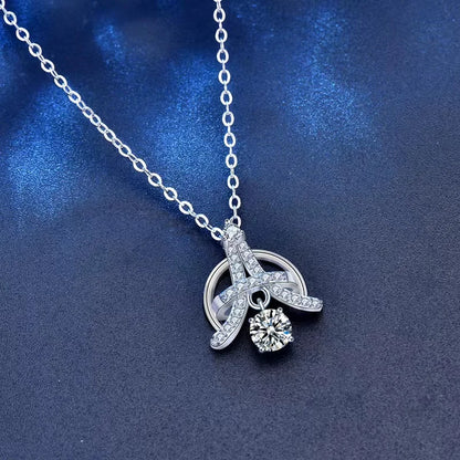 0.5ct Moissanite Pendant Necklace