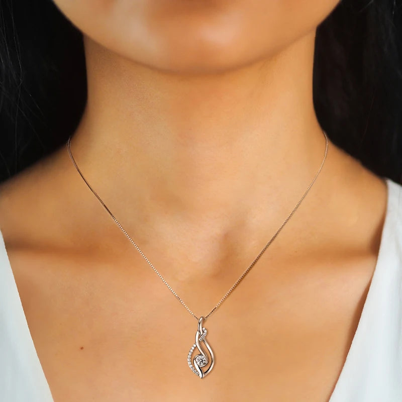 Genuine Moissanite Diamond Necklaces