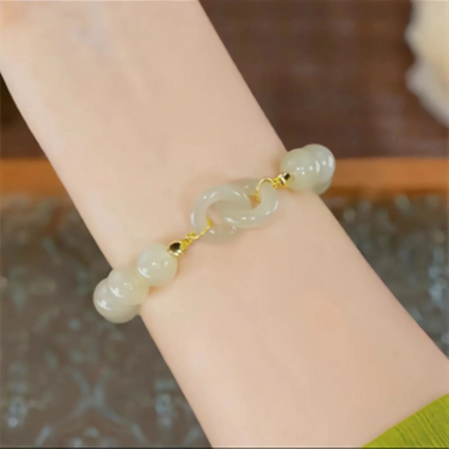 Natural Hetian Jade Bracelet