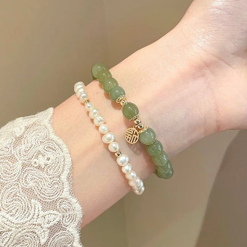 Natural Hetian Jade Bracelet Bangles