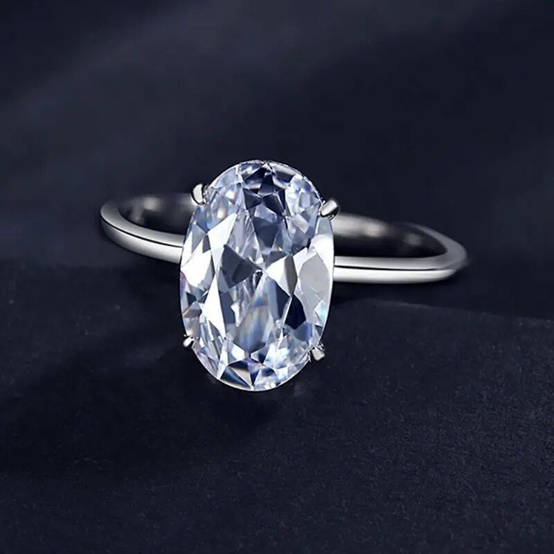 4.5 Carat Moissanite Engagement Ring