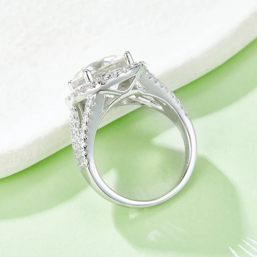 Moissanite Diamond Cocktail Ring