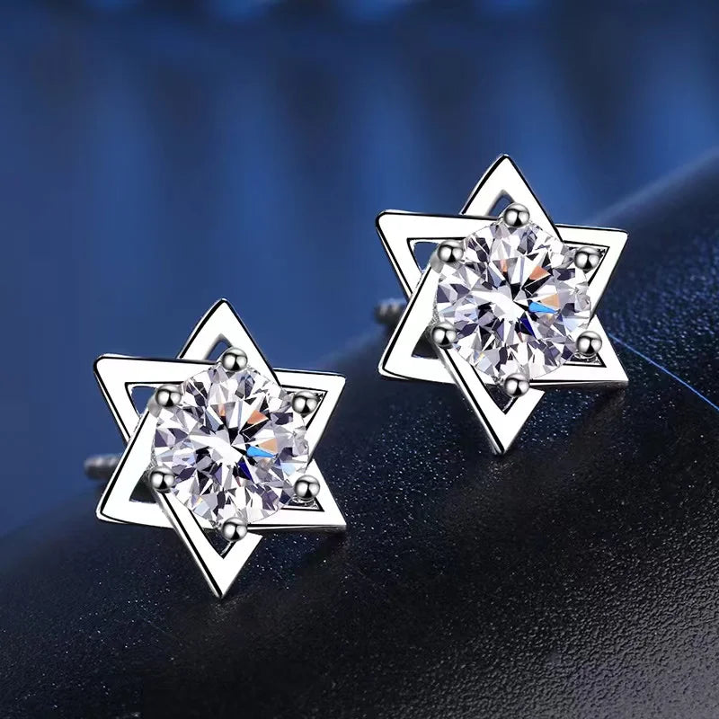 0.5ct Moissanite Stud Earrings