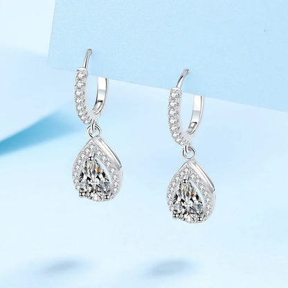 1/2ct Moissanite Diamond Earrings